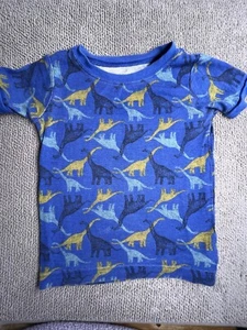 Old Navy Kids T Shirt Size 4T Blue Animal Dinosaur Short Sleeves  - Picture 1 of 8