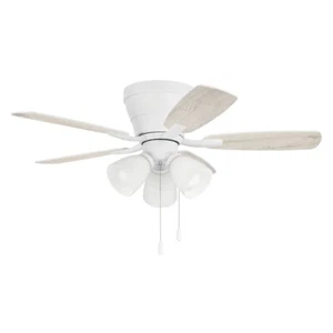Craftmade Wheeler 3 Light 42" Ceiling Fan Light Kit, White/Oak/White - WHL42W5C3 - Picture 1 of 1