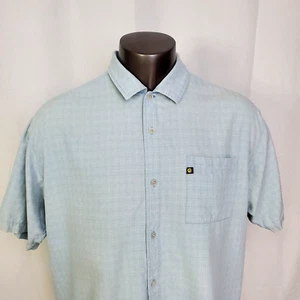 The North Face A5 Series Mens sz XL Green Check Button Front Camp Shirt w Pocket - Picture 1 of 9