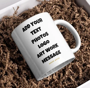 Personalisierte Tasse Bild Foto Text Individuelle Geschenke Ihn Sie Tee Kaffee Tasse 11oz 15oz - Bild 1 von 5