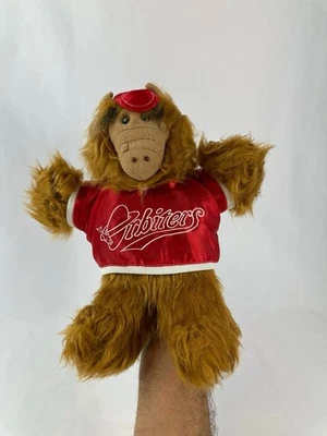 Vintage ALF Hand Puppet Sports Jersey #1 1980s Stuffed Plush Toy - Image 1 of 4