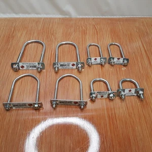 U-Bolt (Lot of 8) Zinc Plated 4 Sizes - Picture 1 of 4
