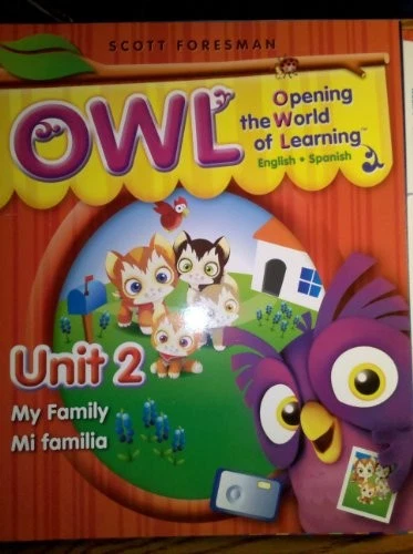 OWL, UNIT 2, MY FAMILY, PRE-K, ENGLISH/SPANISH (OPENING - Image 1 of 1