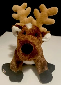 Ganz Webkinz Reindeer Plush Brown Stuffed Animal 9" Tall No Code - Picture 1 of 13