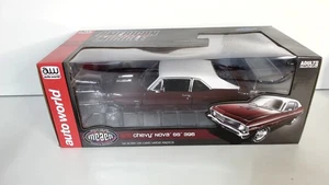 Auto World 1970 Chevy Nova SS 396 1/18 Scale Diecast MCACN New Sealed - Bild 1 von 10