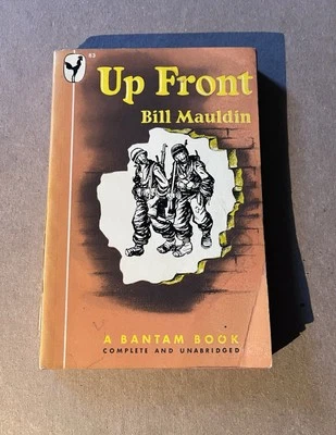 UP FRONT  by Bill Mauldin  vintage 1947 Pocket paperback CLASSIC WWII MEMOIR Foto 1 de 3