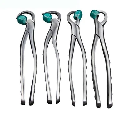 Premium Dental Extraction Forceps Standard Series Set of 4 Pcs (Free 25 Bumpers) - Image 1 of 3