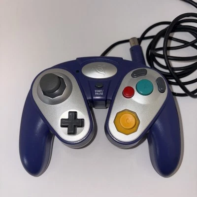 Pelican G3 Nintendo Gamecube Wired Controller (Indigo Purple) Z button stuck ￼￼  - Image 1 of 4