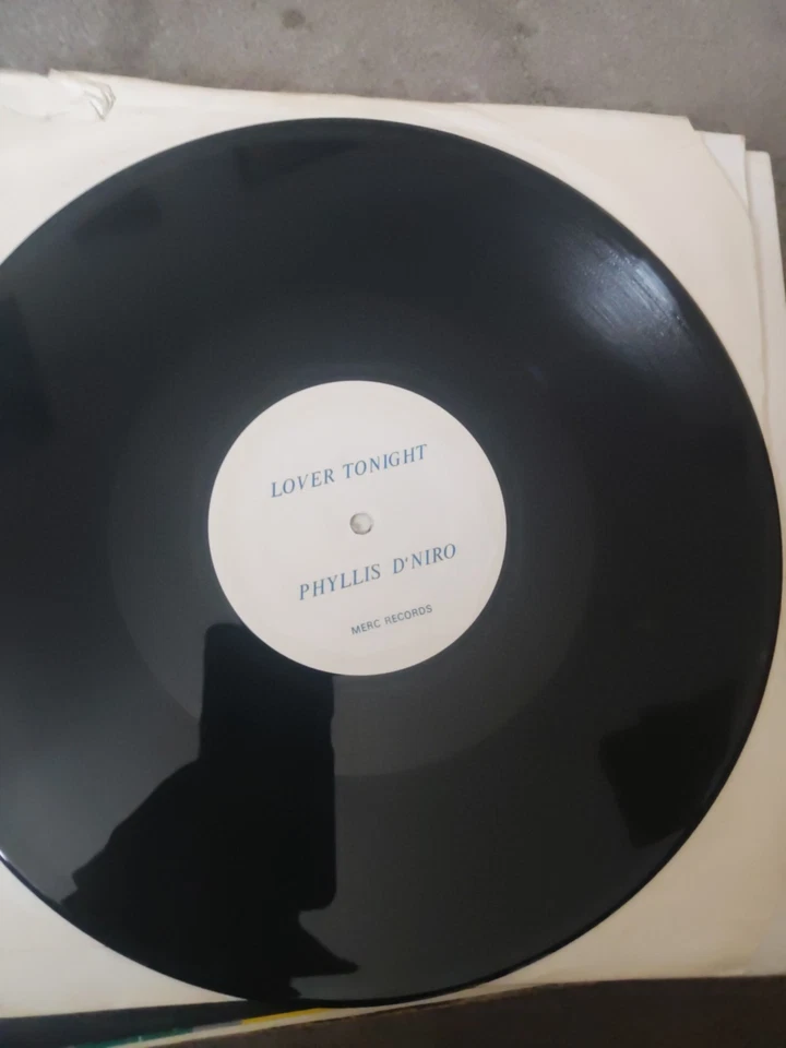 Phyllis D'Niro - Lover Tonight 12" Vinyl - Merc Records White Label Promo - Image 1 of 1