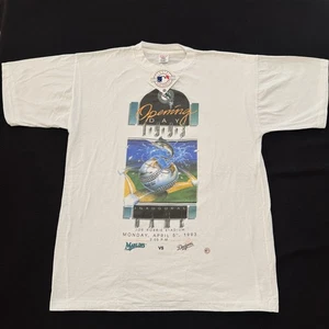 Camisa De Colección Florida Marlins Para Hombres XL MLB Béisbol Día Inaugural Años 90 - Imagen 1 de 10