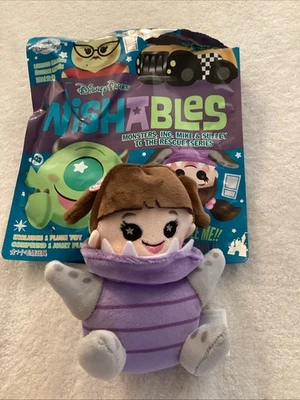 Disney Parks Wishables Monsters Inc Boo Pequeño Peluche Nuevo/Bolso Abierto Foto 1 de 4