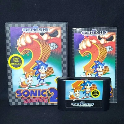 Sonic the Hedgehog 2 Not For Resale SEGA Genesis Complete w/ Manual - Image 1 of 4