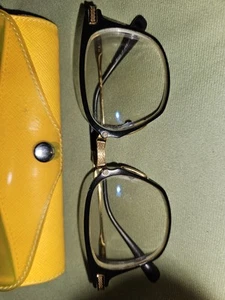 Dita Union DRX-2068 Matte Black 12k Gold Eyeglasses - Picture 1 of 4