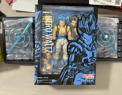Boneco de ação Demoniacal Fit Dragon Ball Hero Waltz Blue Gogeta 6" em estoque - Imagem 1 de 4