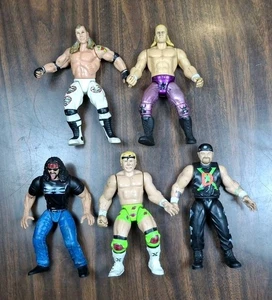 WWF Jakks BCA DX Degeneration-X Lot HHH HBK Triple H XPAC Billy Gunn Road Dogg - Picture 1 of 5