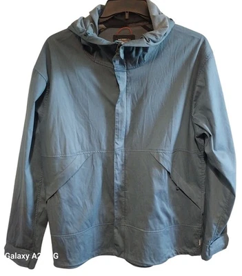 Merrell Mens Hooded Jacket With Covered Zipper & Adjustable Hood Closure - Blue - Image 1 of 4