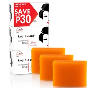 Kojie San Skin Lightening Kojisäure Seife Classic 3 Stück - 100g x 3 Stück - Bild 1 von 4