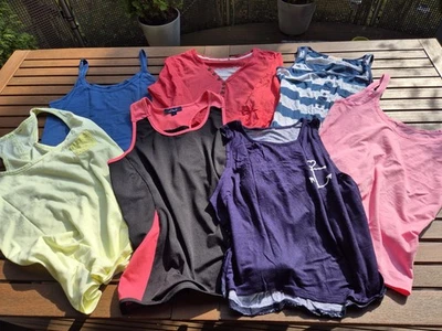 Damen Paket T Shirts Tops Konvolut , Sport Top, Strand, Gr. 40 - Bild 1 von 4