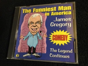JAMES GREGORY THE FUNNIEST MAN IN AMERICA 2 CD tested VG/VG+ Atlanta Punch Line - Imagen 1 de 7