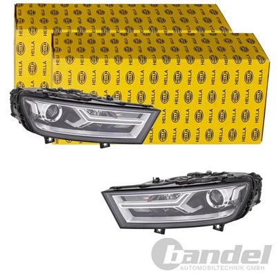 2x HELLA BI-XENON LED SCHEINWERFER SATZ passend für AUDI Q7 LINKS+RECHTS - Bild 1 von 4