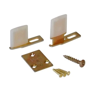 Guía de puerta de bolsillo oculta Johnson Hardware 2041PLBG - Imagen 1 de 4
