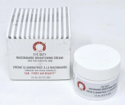 First Aid Beauty Eye Duty Niacinamide Brightening Cream .5 fl oz NIB Sealed - Image 1 of 4