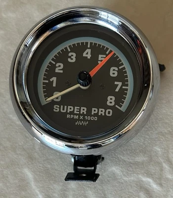 Vintage MW Super Pro RPM 8-Grand Tachometer - Image 1 of 3