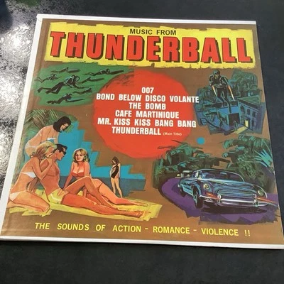 Thunderball SF-24700 60’s James Bond 007 Sean Connery Kiss Kiss Bang Bang 33 Rpm - Imagem 1 de 4