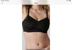 ATHLETA Ritual Lace Adjustable Bra D-DD L Large | Black NEW - Picture 1 of 7