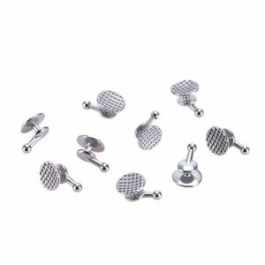 10 Pcs/Pack Dental Orthodontic MIM Bondable Lingual Buttons w/ Hook Round Base - Picture 1 of 4