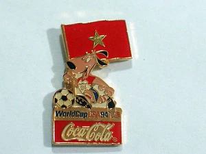 Alfiler de la Copa Mundial de Fútbol 1994 Marruecos equipo de fútbol bandera pasador de solapa (#143) - Imagen 1 de 4