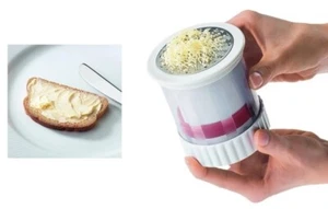 GRATTUGIA MANUALE PER BURRO MANUALE FORMAGGIO MULINO ROTANTE SPALMABILE - Foto 1 di 6