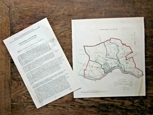 1832 Newcastle upon Tyne Karte & Text Stadtplan Dawson Reform Act Grenzen alt - Bild 1 von 9