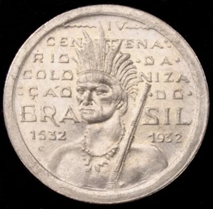 Brasil 100 arroz 1932 (GLIU-003E) - Imagen 1 de 2