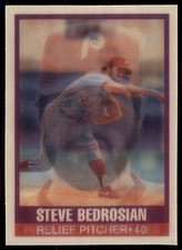 1989 SPORTFLICS.. STEVE BEDROSIAN PHILADELPHIA PHILLIES #63