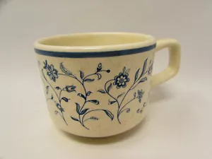 Blue Breeze by Lenox Temperware, Blue Flowers And Leaves, Flat Cup B357 - Picture 1 of 2