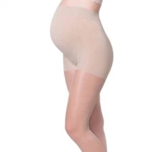 $26 NIP INGRID & ISABEL S Hosiery Maternity Nude Sheer Reinforced Toe 1514 - Picture 1 of 5