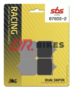 BMW S 1000 R ABS 2014-2019 SBS pastillas de freno delanteras sinterizadas dobles 870DS-2 - Imagen 1 de 5