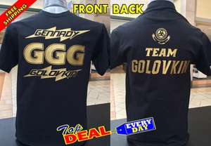 Camiseta de boxeo Gennady Golovkin GGG delantera y trasera - Imagen 1 de 1