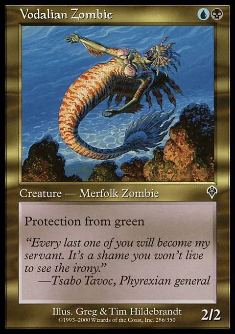 MTG - Vodalian Zombie - Invasion - NM, English Magic FLAT RATE SHIP - Image 1 of 1