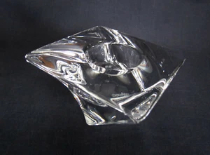 ORREFORS GLASS SWEDEN "TORNADO" VOTIVE/ TEALIGHT,  JAN JOHANSSON EUC - Picture 1 of 7