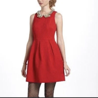 Anthropologie Moulinette Soeurs Jacquard Dress - Imagem 1 de 4