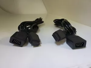 TWO NEW 9 Foot Extension Cables for ATARI 2600 Controller Joystick NEW 9FT - Picture 1 of 3