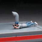 1:64 Crouching Man with Camera Model Architectural Resin Character Model
