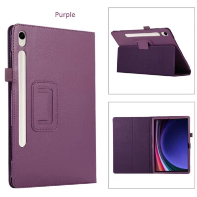Leather Case for Samsung Galaxy Tab S9 FE 10.9 Shockproof Smart Flip Stand Cover - Image 1 of 4