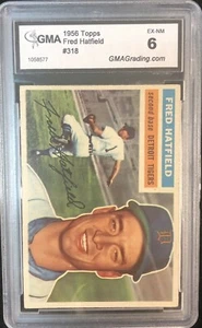 Topps Fred Hatfield GMA 6 1956 EX-NM #318 - Imagen 1 de 1