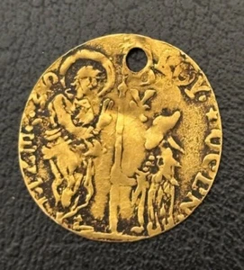 Republic of Venice, Francesco Loredan, Zecchino, 1752-1762 Gold Coin - Picture 1 of 3