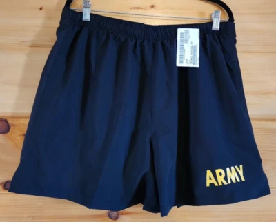 NEW ARMY PT PHYSICAL FITNESS  ARMY PHYSICAL FITNESS UNIFORM SHORTS LARGE  - Image 1 of 4