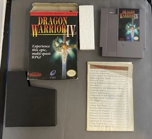 Dragon Warrior IV (Nintendo Entertainment System, 1992) Box And Damaged Manual - Picture 1 of 24