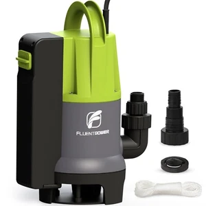 FLUENTPOWER 3/4HP 3700GPH Submersible Sump Pump with Integrated Float Switch - Picture 1 of 6